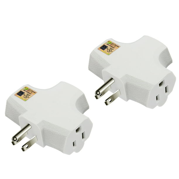3 Outlet Swivel Regular Plug Adapter AC 21U 125V 15A 1875 watts 3 Outlet Swivel Regular Plug Adapter AC 21U 125V 15A 1875 watts